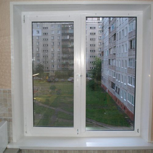 Пример качественной установки кухонного окна в девятиэтажке в Макеевке