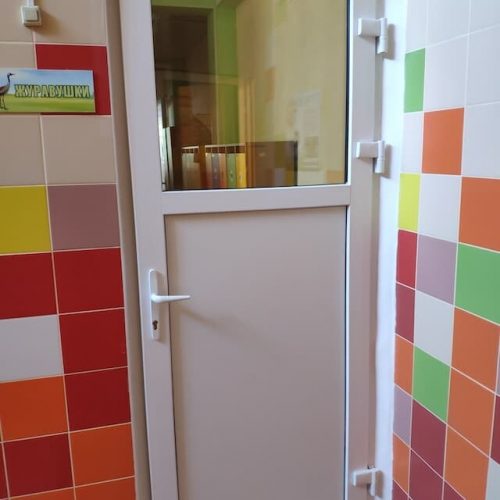 межкомнатные ПВХ двери в ванной Домстрой